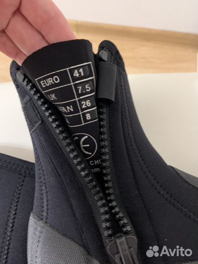 Неопреновые боты AquaLung SuperZip для дайвинга