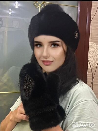 Берет эко норка