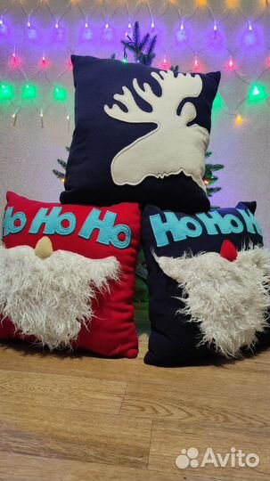 Новогодние подушки