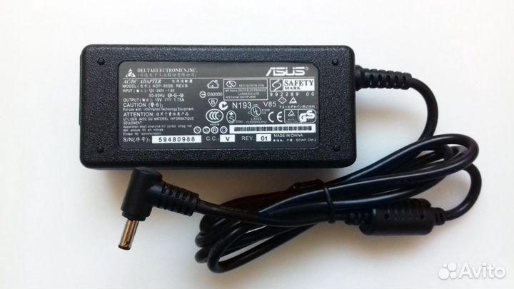 Блок питания для ноутбука Asus 19V 1.75А 4.0x1.35