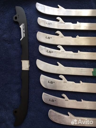 Лезвия для хоккейных коньков bauer, ccm, graf