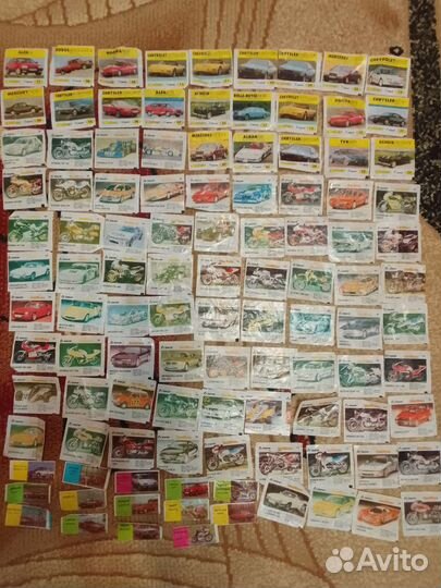 Вкладыши от жвачек 90 х