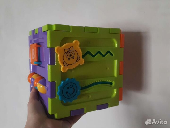 Развивающие игрушки, кубик сортер