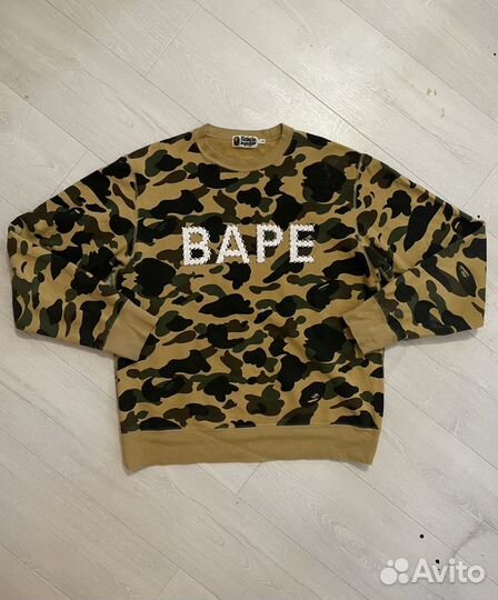 Bape 1st camo yellow свитшот оригинал