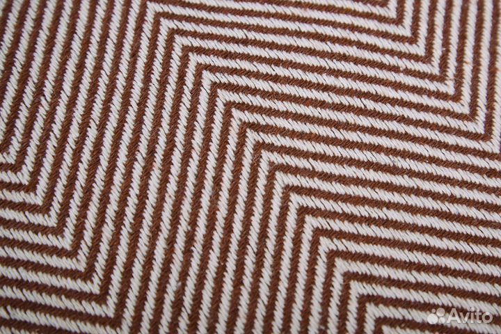 Плед хлопковый Venera 145х200 см, цвет Терракот