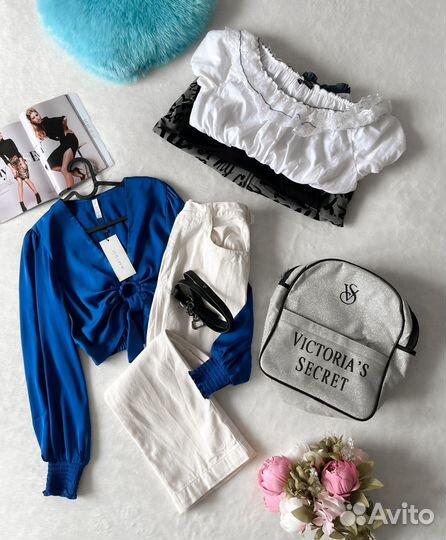 Женская одежда пакетом 42-44 топы,джинсы,кофты