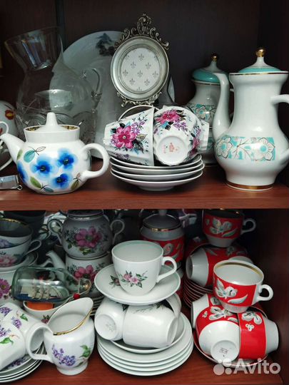 Посуда СССР Хрусталь Фарфор Керамика Стекло 70/80х