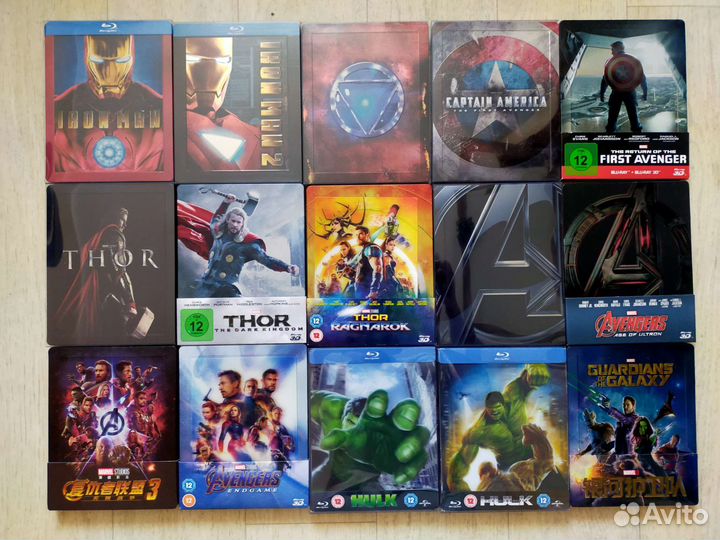 Steelbook marvel bluray