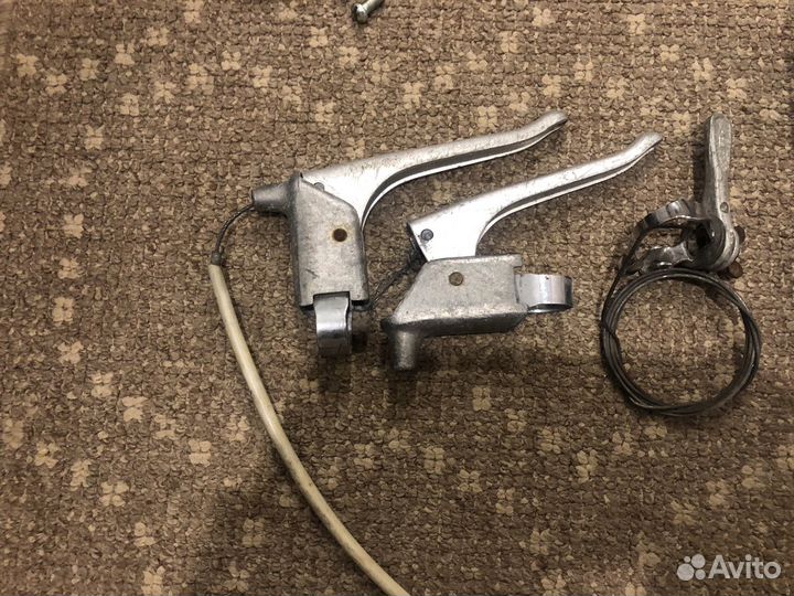 Тормозные ручки, манетка, цепь