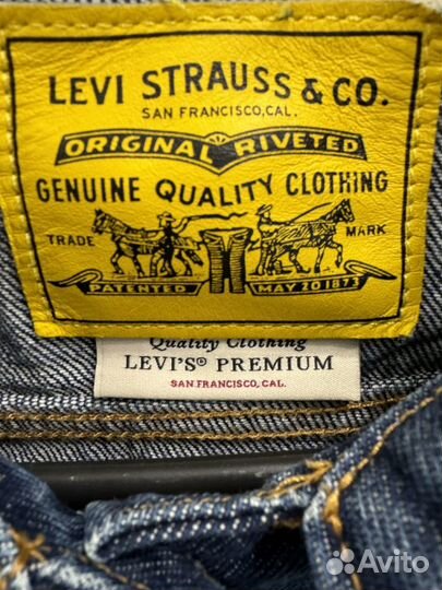 Джинсовая куртка levis