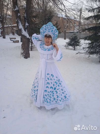 Костюм снегурочки взрослый