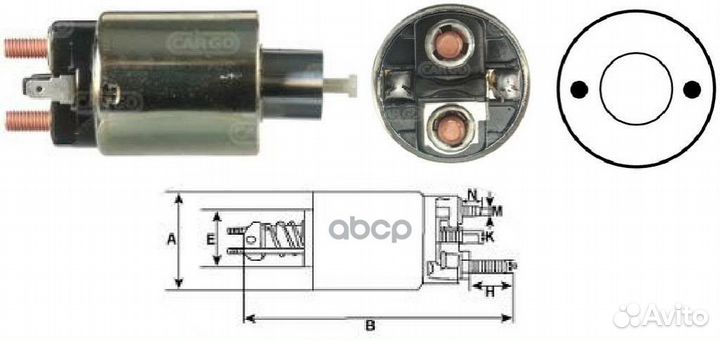 133288c реле втягивающее Suzuki Vitara, Nissan
