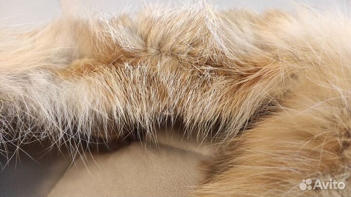 Воротник из рыжей лисы