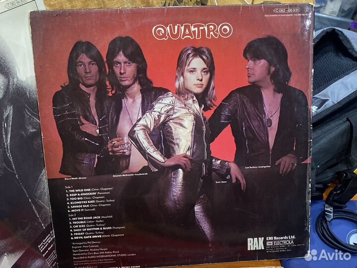 Виниловые пластинки suzi quatro - оригиналы