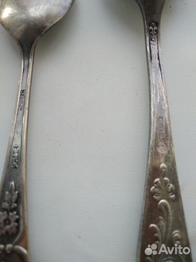 Ложки мельхиор 1960-х годов. Цена за все