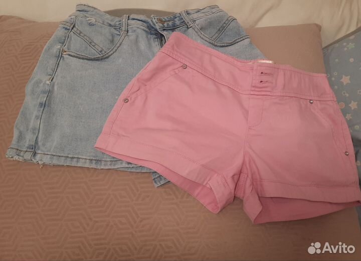 Вещи пакетом на девочку 12-14лет,Б/У