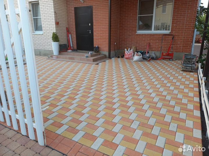 Тротуарная плитка # Визуализация бесплатно