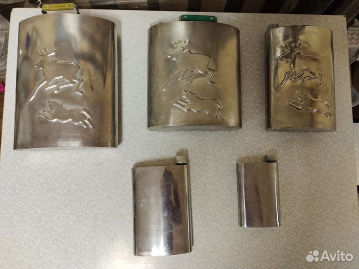 Фляжка из нержавейки набор