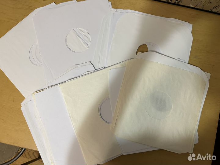 Внутренние конверты для винила б/у (125 шт)