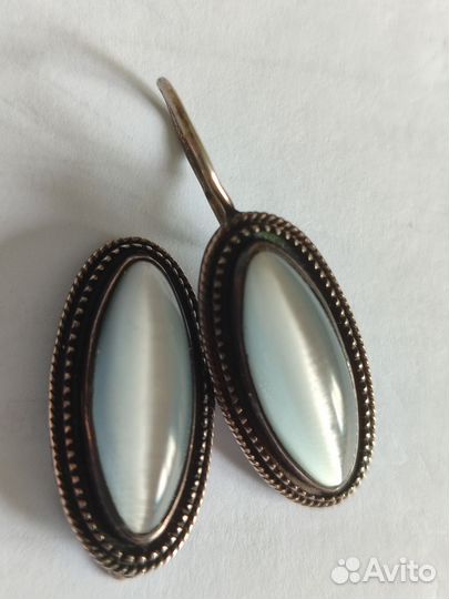 Серьги серебро 875 СССР