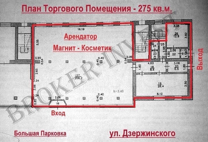 Пгт Рудничный, Магазин с Арендаторами, 275 м²