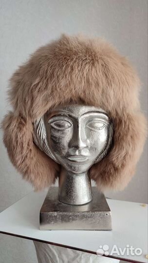 Шапка ушанка женская