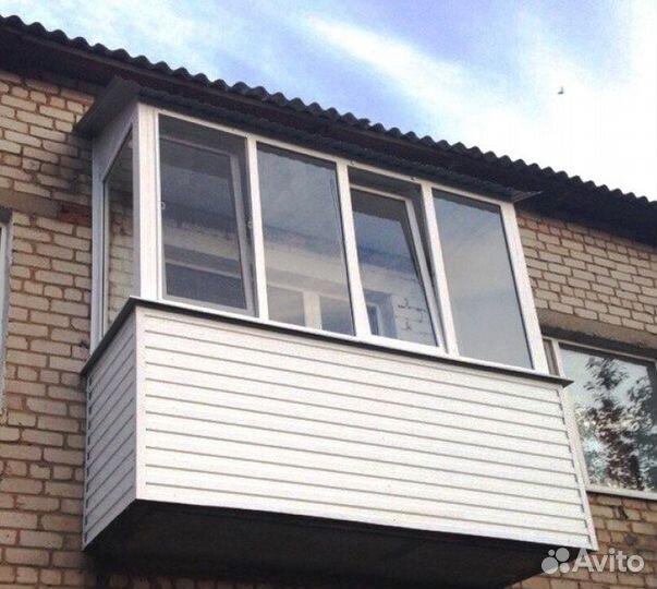 Балкон окна остекление