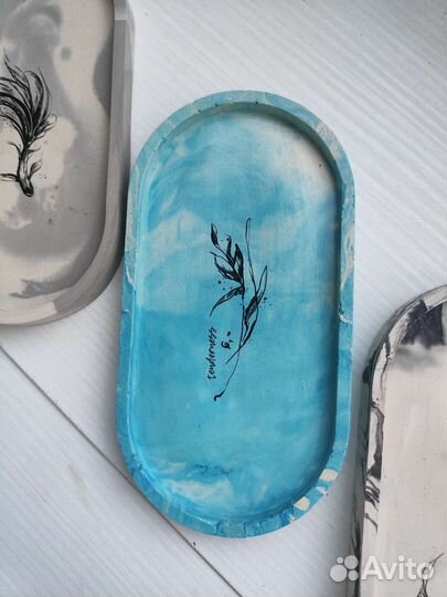 Декоративные подносы из гипса