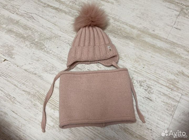 Шапка и снуд для девочки