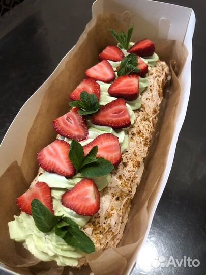 Меренговый рулет