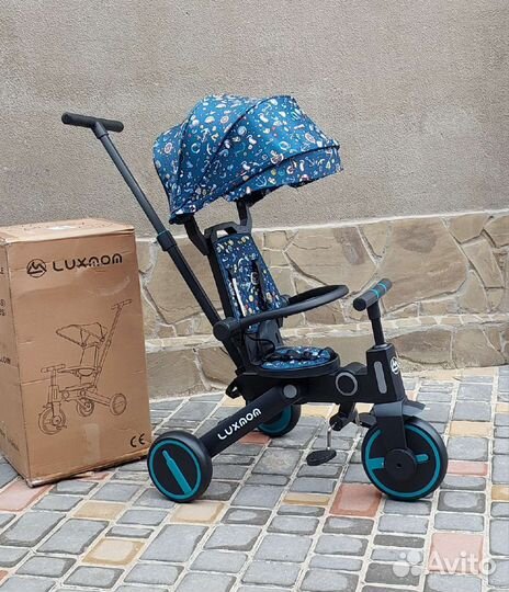 Велосипед складной с реверсивным блоком (бирюза)