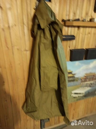 Плащ водонепроницаемый, прорезиненый