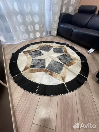 Ковер из шкур и меха вола