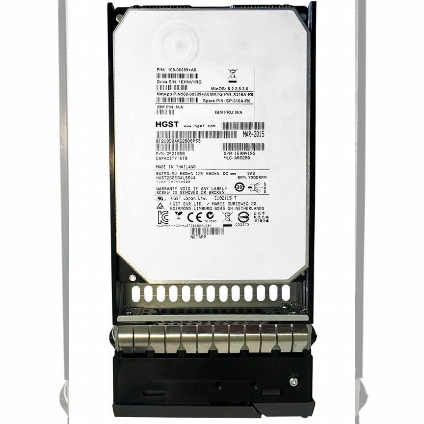 [ST6000NM021A] Жесткий Диск Network Appliance X316a-R6 6tb Sas St6000nm021a