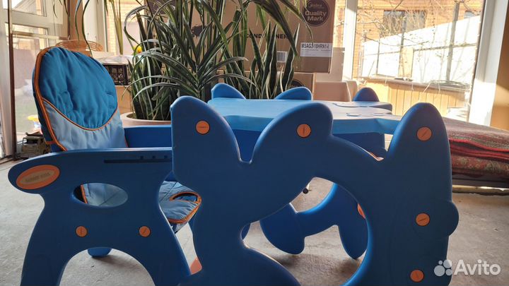 Детский стульчик для кормления, трансформер