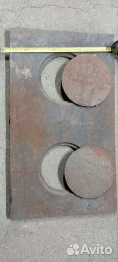 Плита печная чугунная