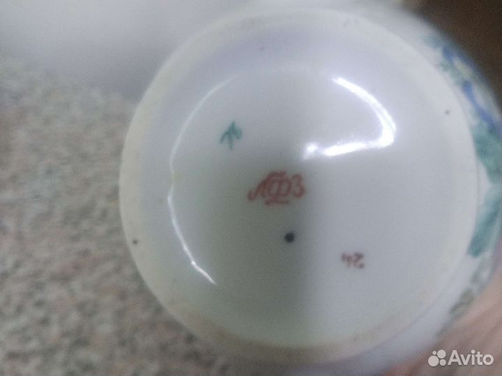 Чайник лфз СССР Букет цветов