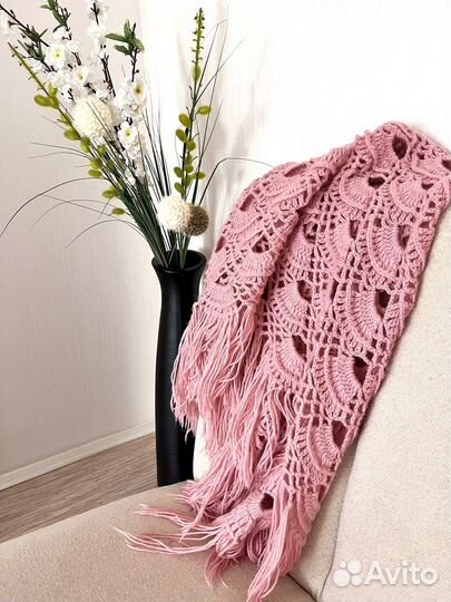 Шаль ажурная 80х160