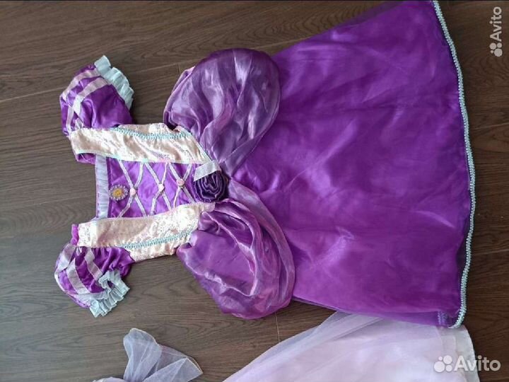 Новогодние костюмы Рапунцель 4-5 лет