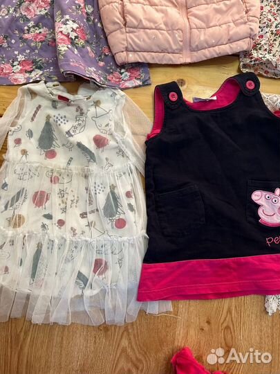 Пакет вещей на девочку 86 92 размер