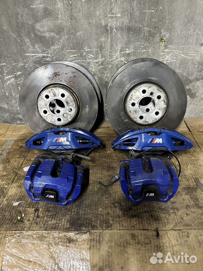 М Тормоза бмв g30 348 перед 345 зад