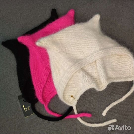 Шапка чепчик с ушками