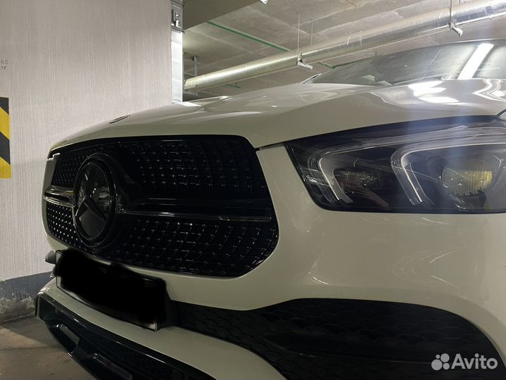 Передний бампер на gle 167 mercedes гле амг amg