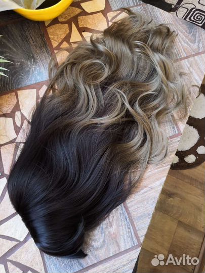 Парик омбре шатенка. Новый, классный