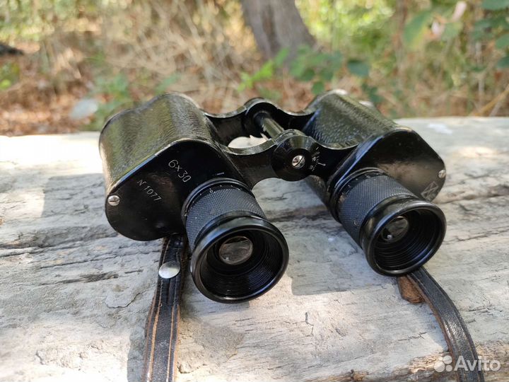 Военный бинокль Б6х30 СССР