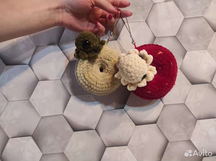 Плюшевые игрушки брелки