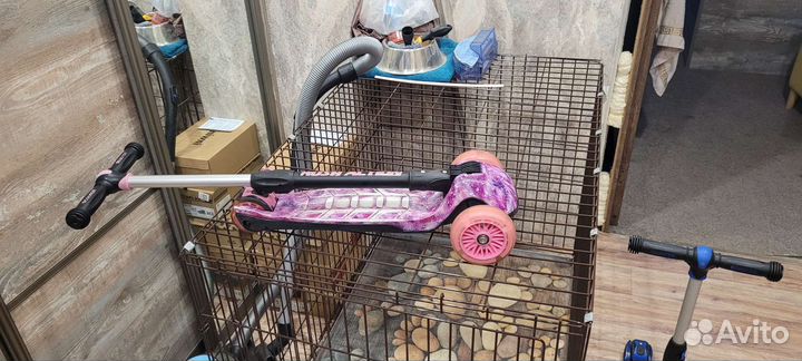 Самокат 3-х колёсный rush action