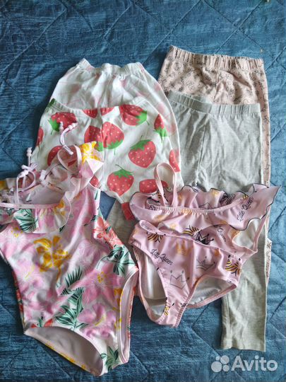 Большой пакет одежды для девочки 98-104