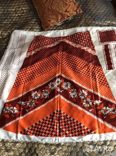 Отрез ткани шелк купонный