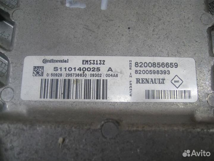 Блок управления двс Renault Sandero 1 (BS11) 2010